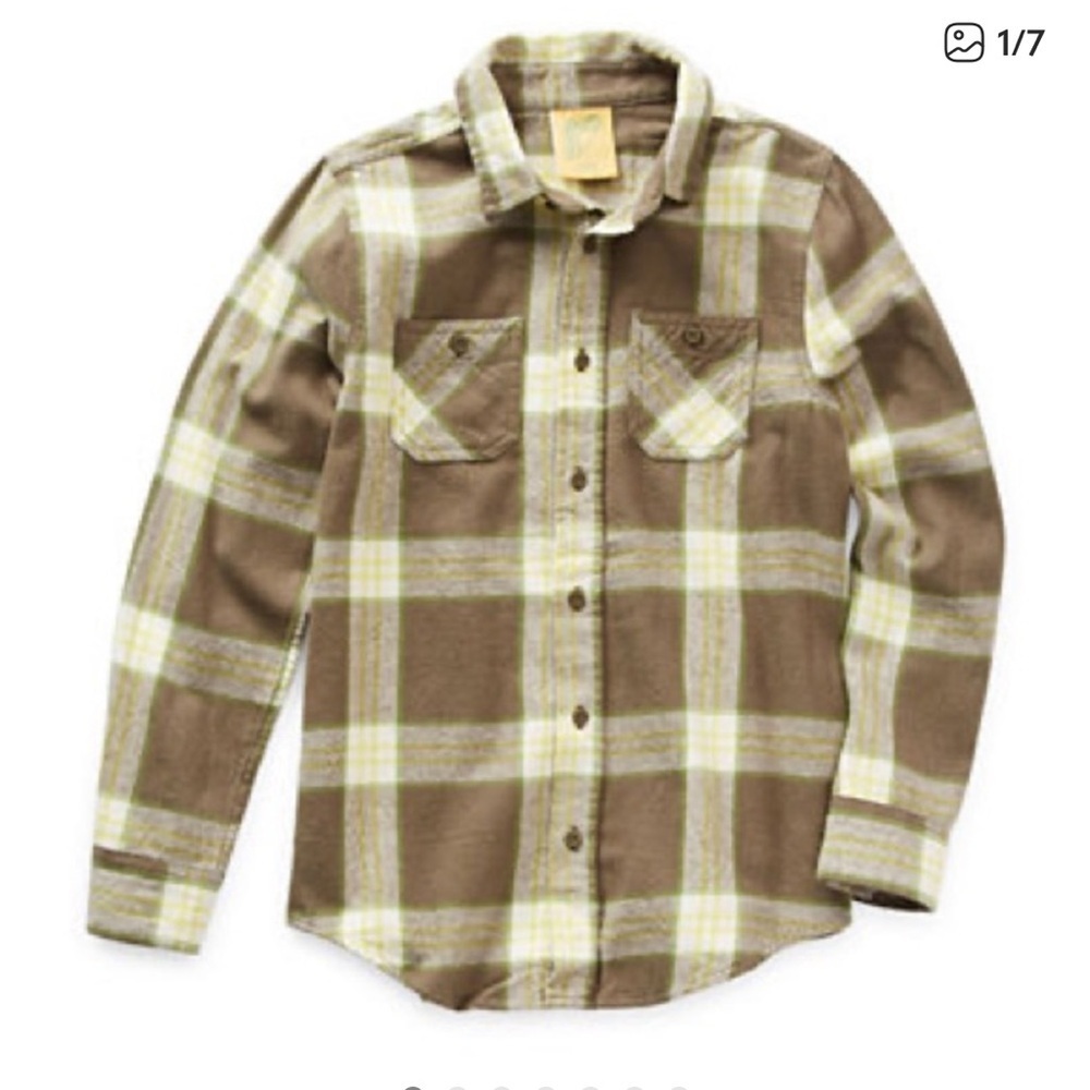 Thereabouts Little & Big Boys Long Sleeve Button-Down Shirt 4/5